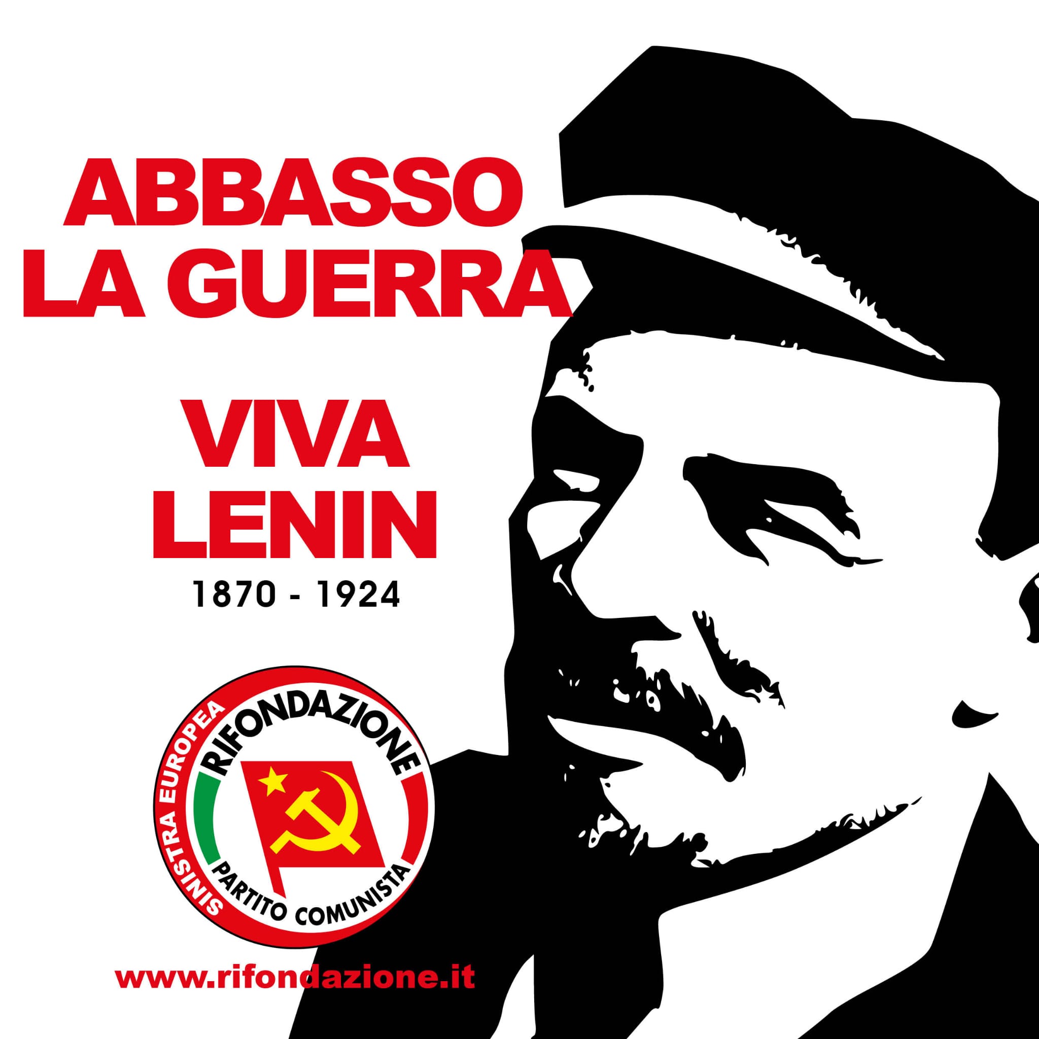 abbasso la guerra viva lenin